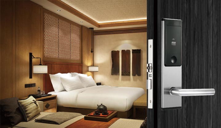 hireadlock 2029E Silver Hotel Guestroom Lock