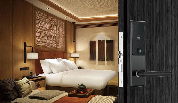 hireadlock 2029E Black Hotel Guestroom Lock