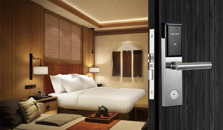 hireadlock 118e-s2 silver hotel lock