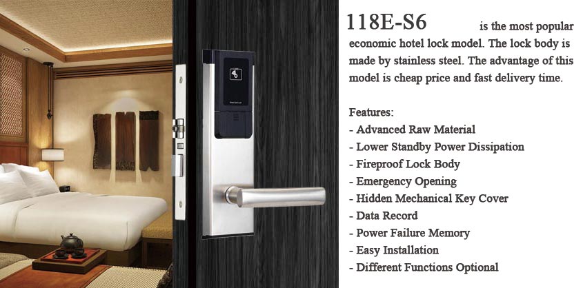 hireadlock 118e-S6 hotel lock introducing